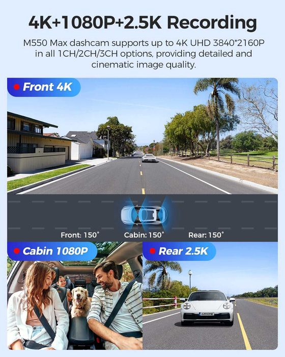 Azdome M550 MAX Dashcam