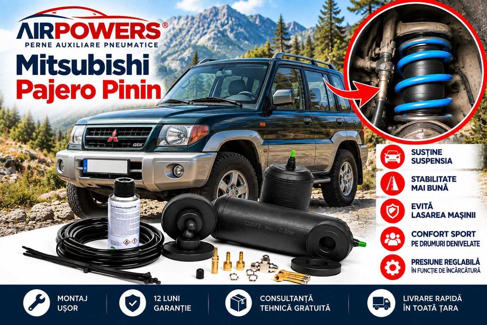 Perne auxiliare, perne auto pneumatice, Mitsubishi Pajero Pinin