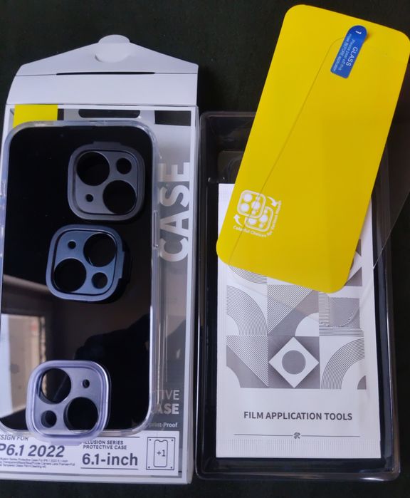 Кейс + протектор iphone 14