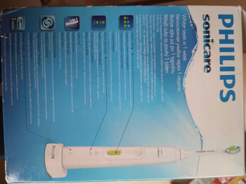 Philips sonicare ел. четка за зъби избелваща