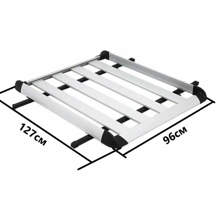 Багажник Алуминиев Кош За Покрив Комплект С Код АО 547