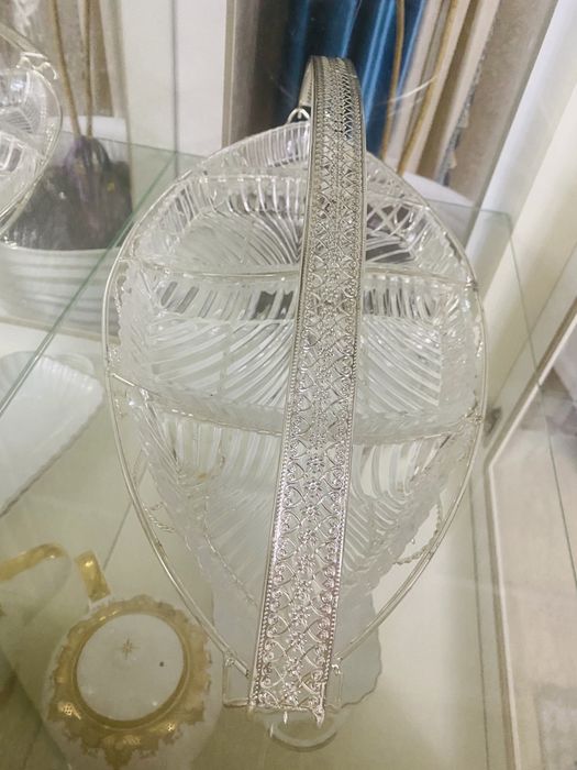 Продам 2 менажницы мельхиоровые