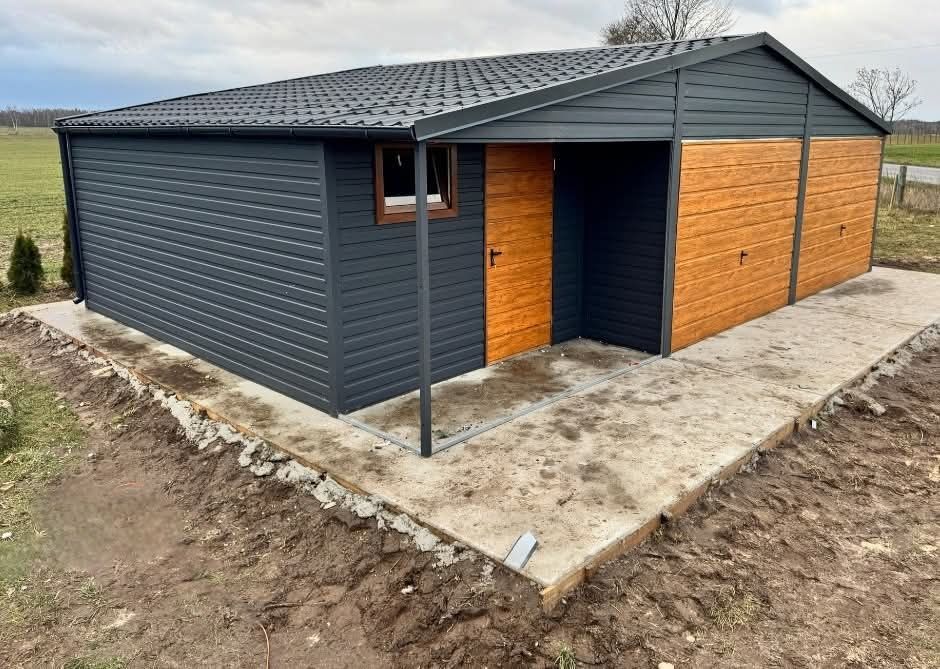 Vand garaj pe structura metalica 6 x 4m