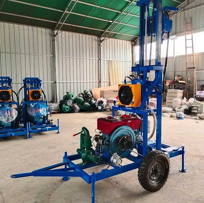 Masina de foraj,utilaj de foraj 100 metri de prajina 5 sape,factura