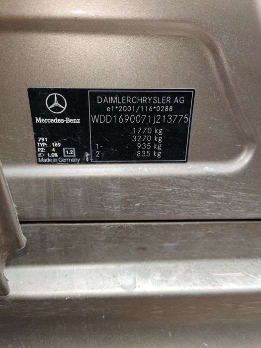 Мерцедес А169/180 cdi