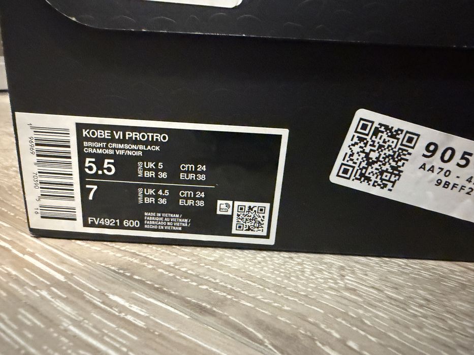 Koby 6 protro  5,5 us  original