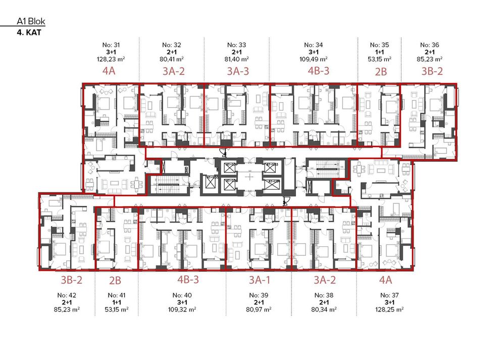 Tashwell 2-комнатная 52,37м2 ул. Шота Руставели