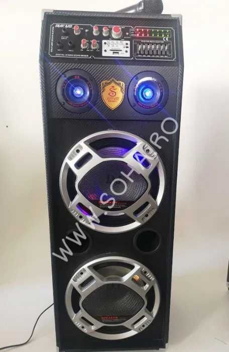 Boxe active Smart Bass 2304, 1500W,bass 25cm Microfon wi-fi Bluethooth