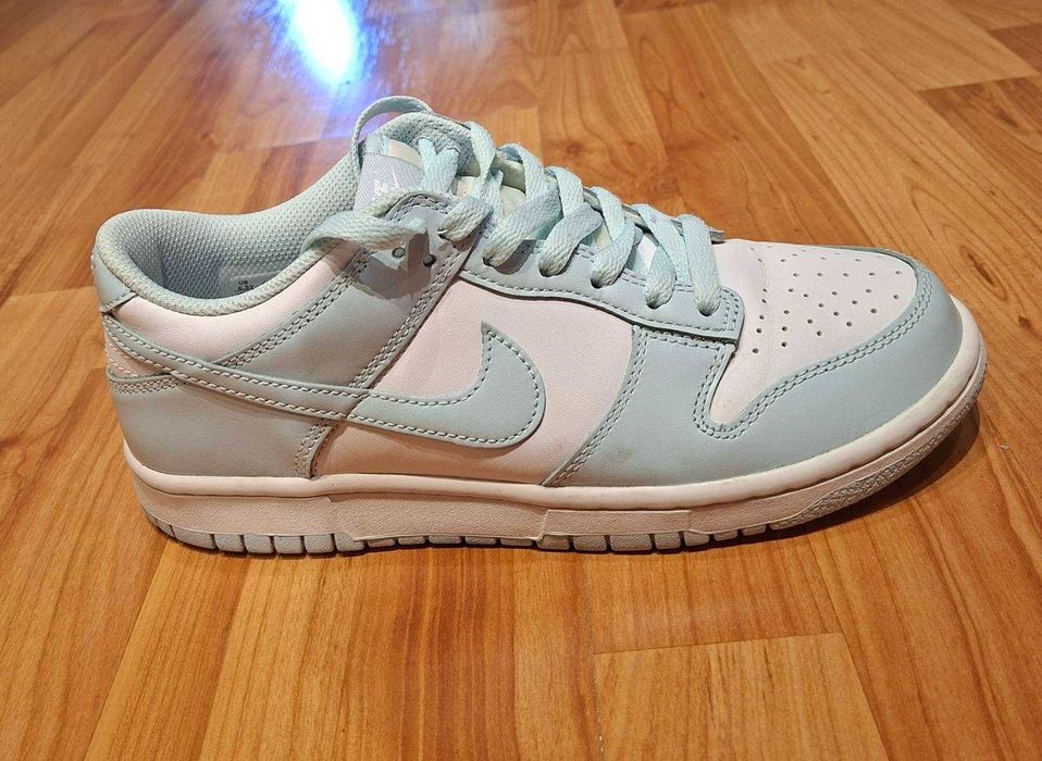 Маратонки-nike dunk low "light armory blue"