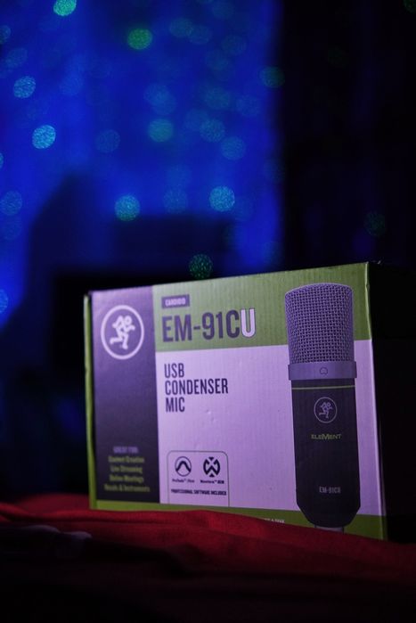 Microfon Mackie EM 91 CU USB - Gaming, Streaming, Voiceover, Muzică et