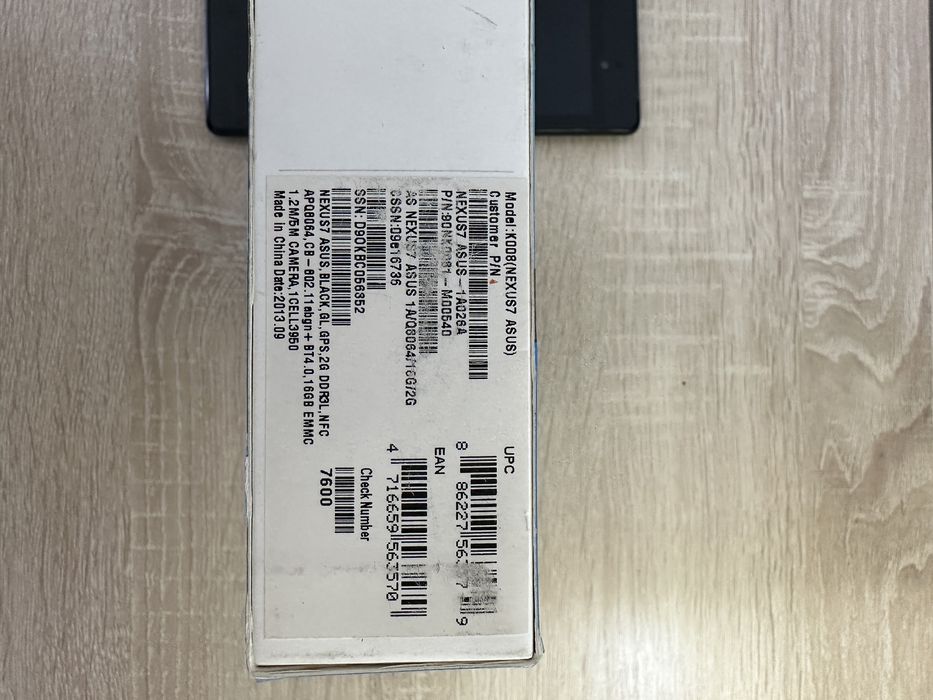 Планшет asus nexus