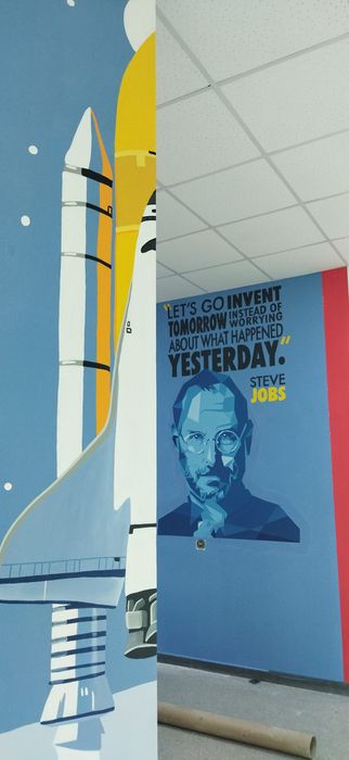 Роспись стен ,роспись школ