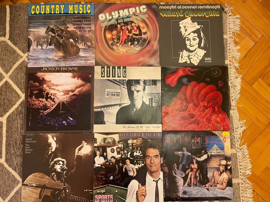 Viniluri Rock Pop Diverse (Lichidare stock) Sting, The Beatles, Smokies ,Modern Talking , Status Quo, Compact, Semnal M
