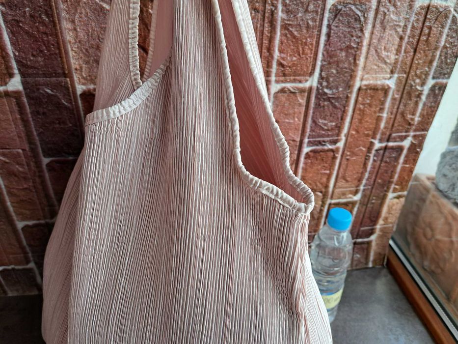 дамска чанта,голяма текстилна торба-H&M