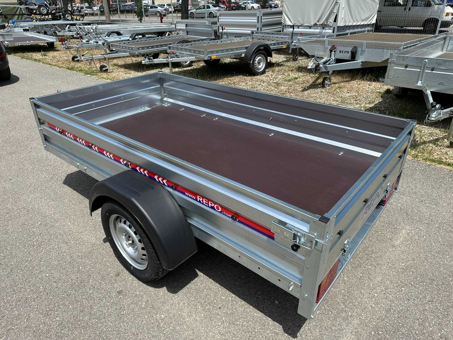 Remorcă auto 750kg REPO – Carte RAR, asigurare și număr roșu