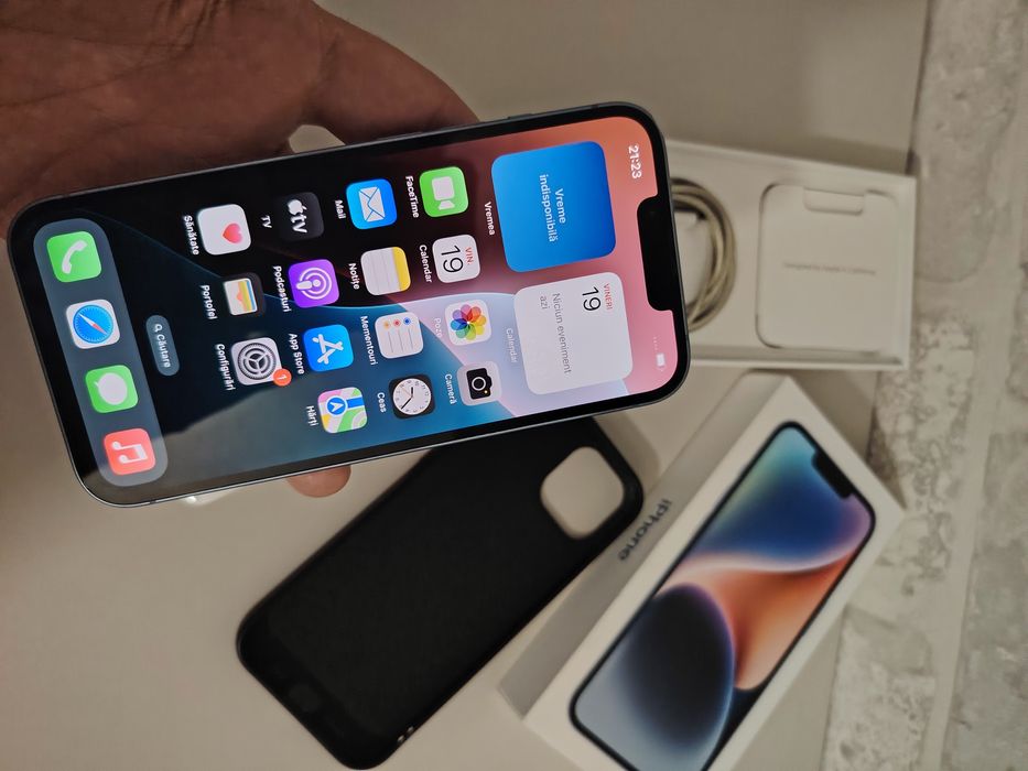 IPhone 14 256GB Display Original Albastru La cutie