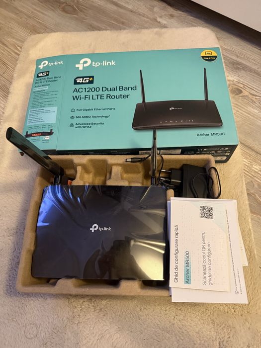 Router Wireless TP-Link Archer MR500 4G+ Cat6 AC1200