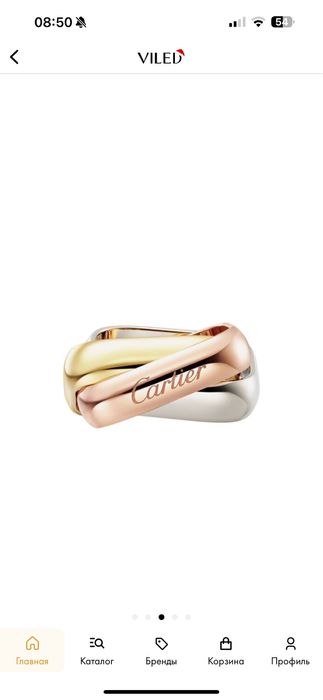 Кольцо Cartier оригинал