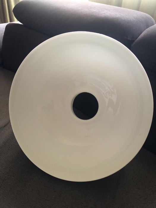 Abajur francez de opalina pentru candelabre rustice