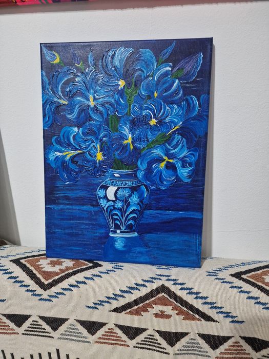 Картина " Синие ирисы""