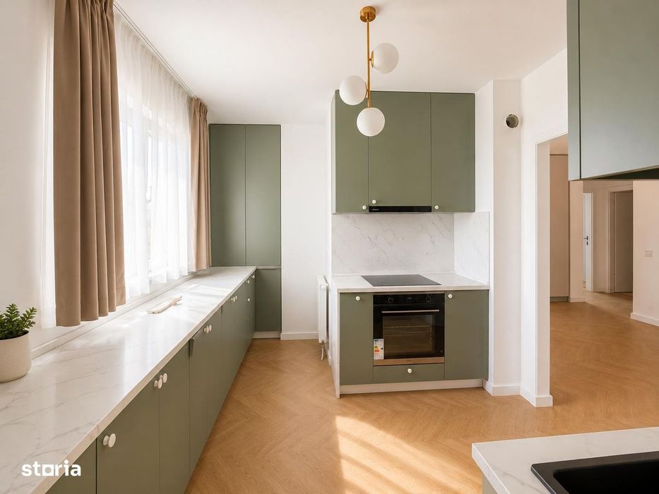 Apartament de lux-mobilat utilat 4 camere 2 bai 3 balcoane - RAHOVA