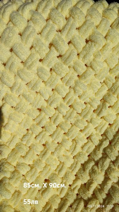 Ръчно плетени бебешки одеалца от хипоалергенна  прежда