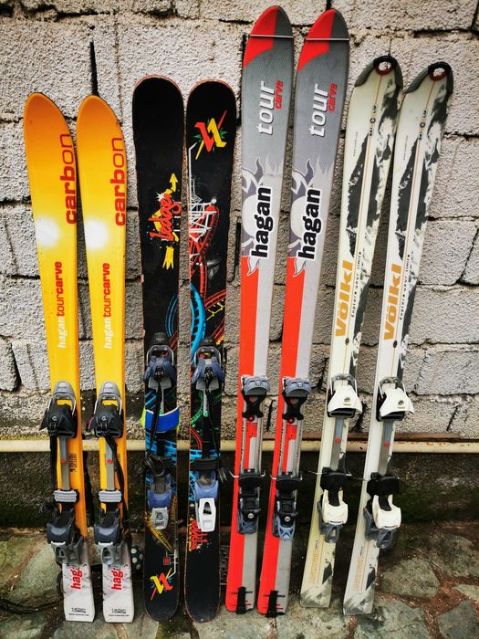 Vând schiuri  freeride tura twintips allmountain stare buna
