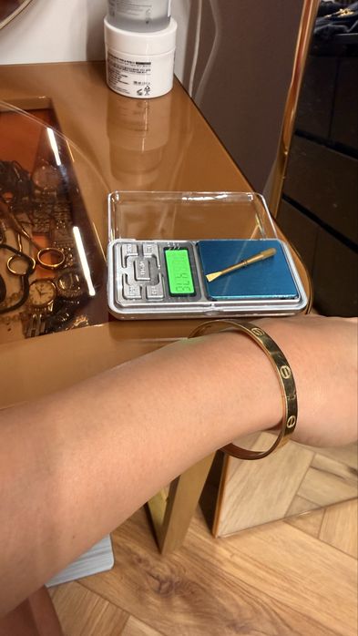 Золотой браслет ЛИТОЙ