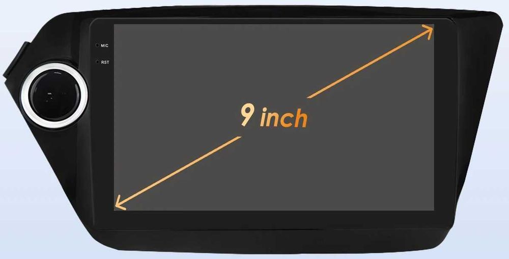 Мултимедия 9″ Android 14 за KIA K2 RIO 3 CARPLAY навигация RDS DSP GPS