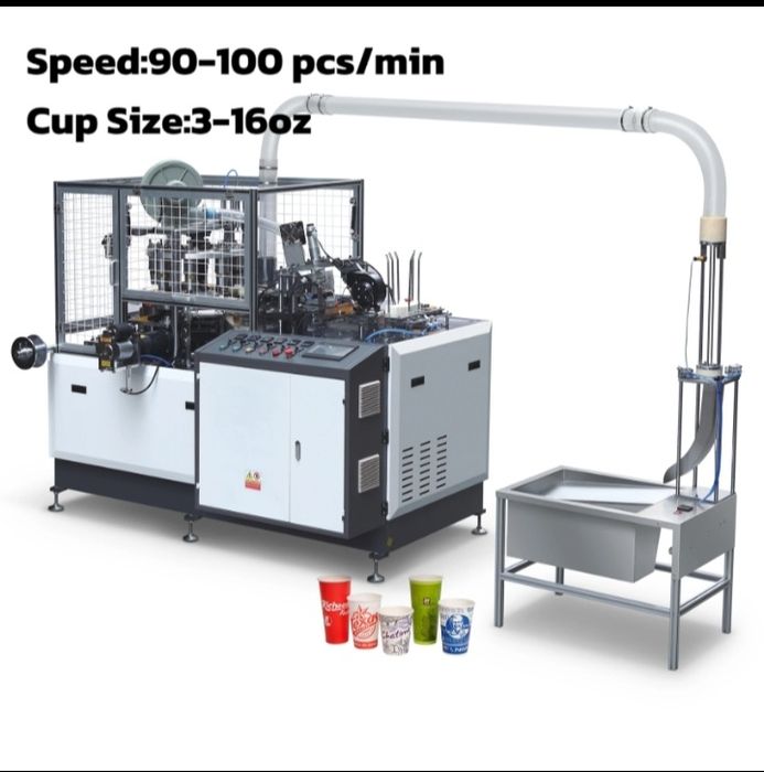 Mașină de confecționat pahare din carton. ZBJ-OC12 Ultrasonic 75-90