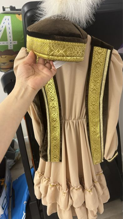 Платье казахское девочке 8-9 лет