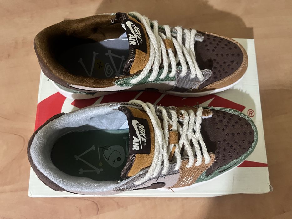 Кроссовки Nike данки кукла вуду