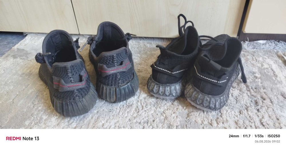 маратони ON CLOUD, Adidas Yeezy Boost 350 V2 Black Non-Reflective-38