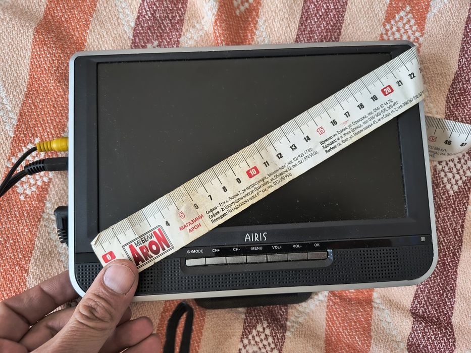 Телевизор  и DVD на 12 V + дискове