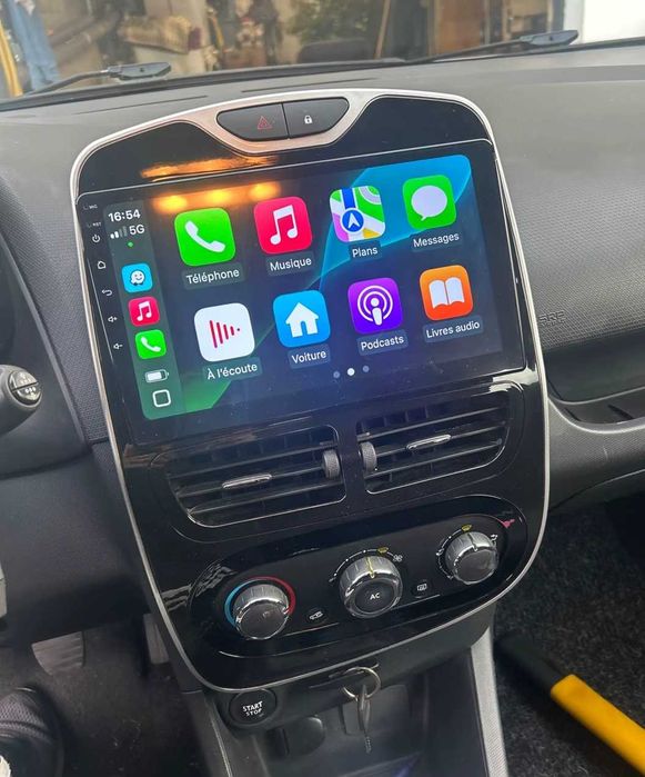 Мултимедия 10" за RENAULT Clio IV Android 13 Carplay DSP навигация RDS