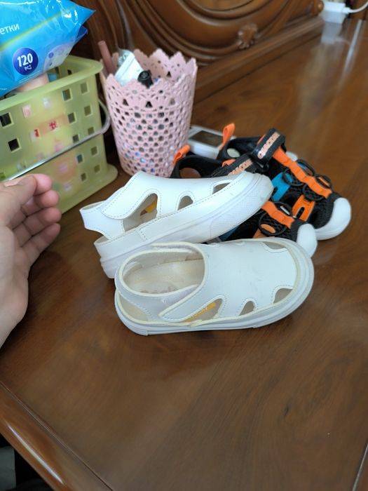 Белые босаножки турецкий