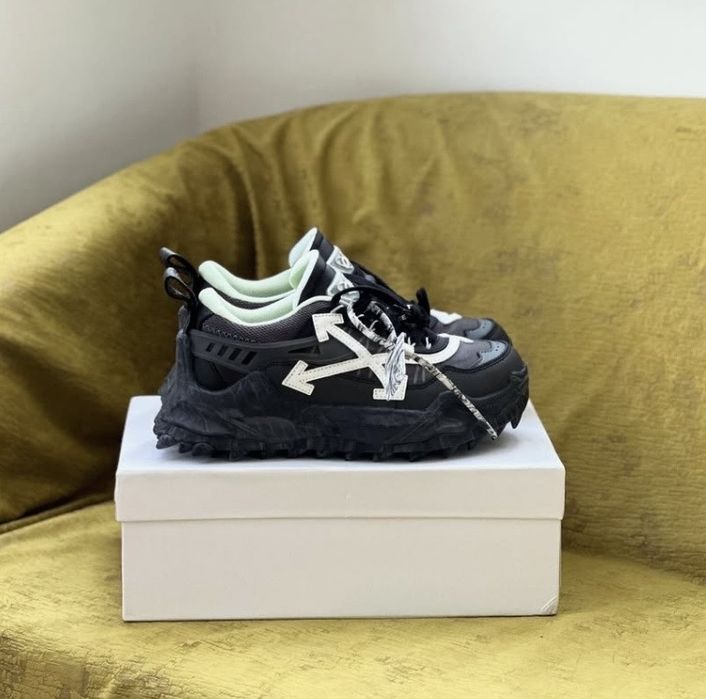 Sneakers off white odsy 1000 black marble