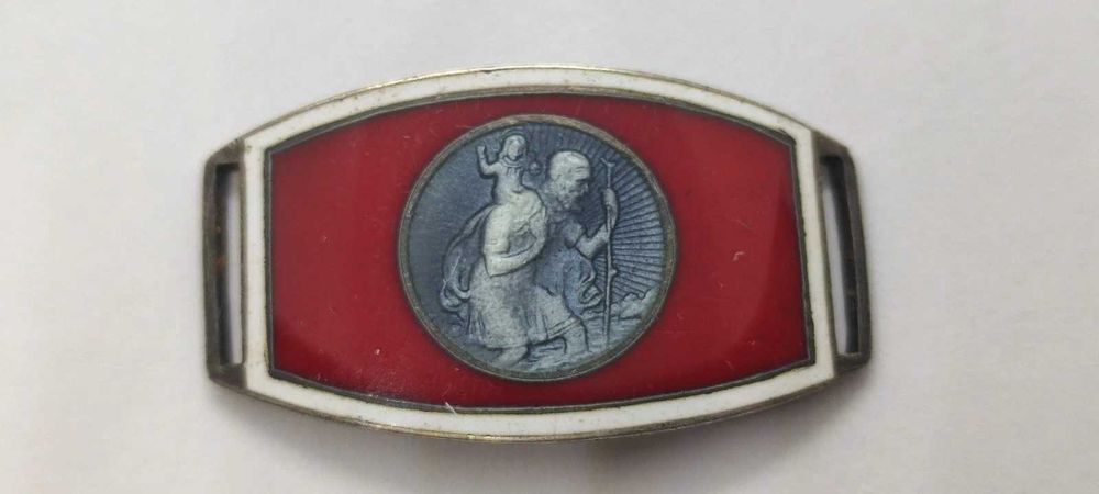 Amuletă Veche Argint Sf.Cristofor