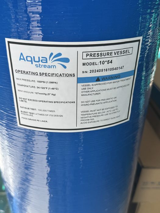 Обратный осмос филтр учун бак / колонна / корпуслар Модел: 1252