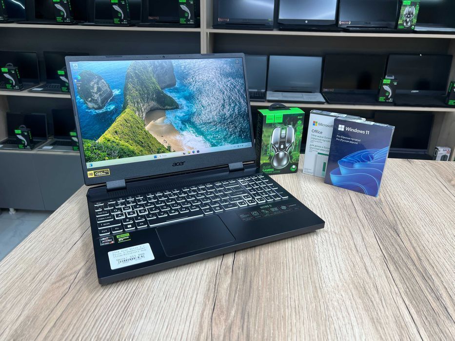 Игровой ноутбук Acer Nitro 5 | Ryzen 5-6600H/16GB/512GB/RTX3070-8GB