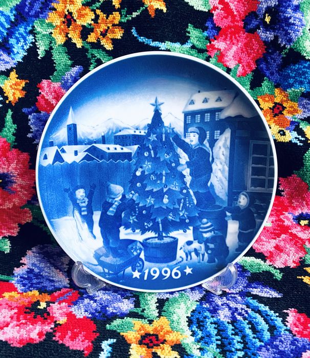 Тарелка рождество 1996 год