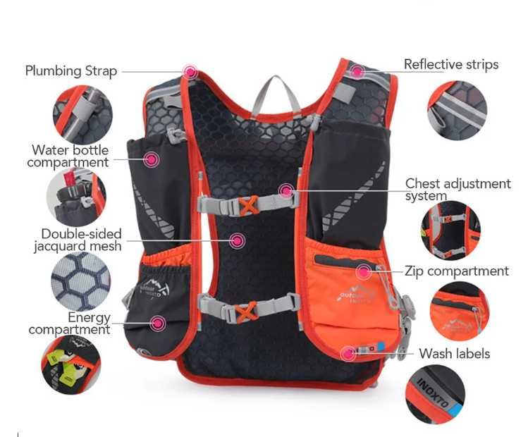 ПРОМО - INOXTO Ултра лека раница | Бягане, колоездене, туризъм