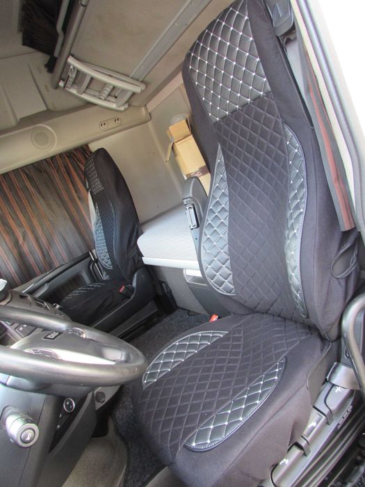 Калъфи за седалки за Даф Daf XG XF CF 106 Euro 6 кожа и велур