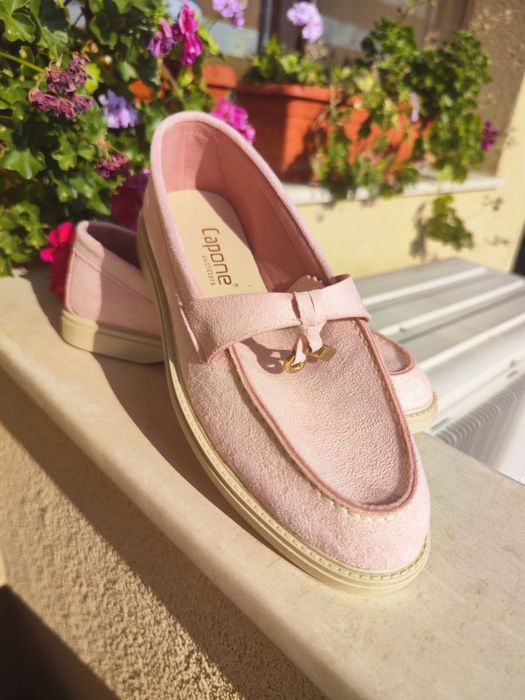 Дамски мокасини в розово