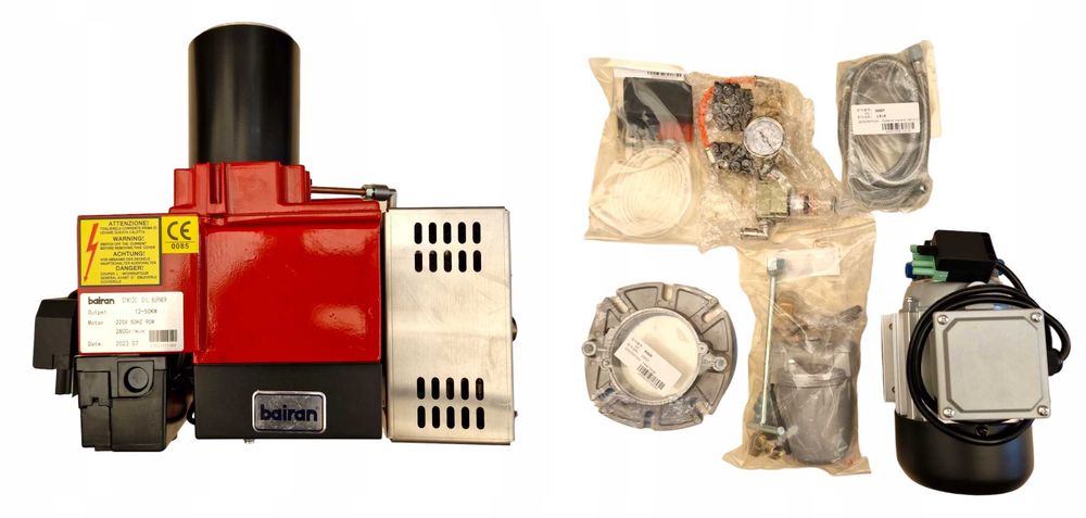 Arzător multifuncțional cu ulei Bairan STW120P 10-50 KW cu compresor