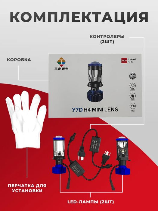 Mini Bi-led Y7D led lampalari