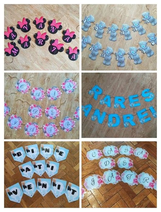 Topper cake/tort/briosa/disney/ghirlanda nume