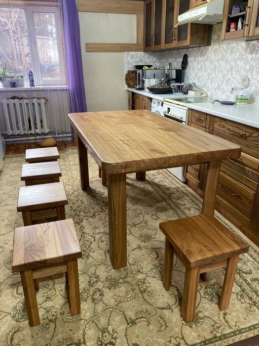 НОВЫЙ набор стол+табуретки 6 шт