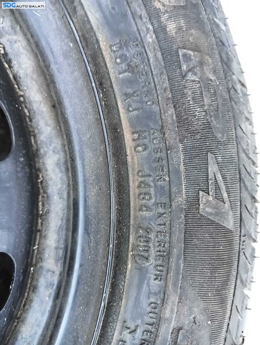 Janta Rezerva Tabla 4x100 195 65 15 R15 Anvelopa Cauciuc Nou Renault Clio 3 2005 - 2014 [V0460]