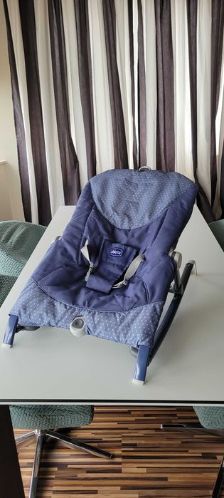 Balansoar bebe Chicco, pliabil, albastru, stare bună